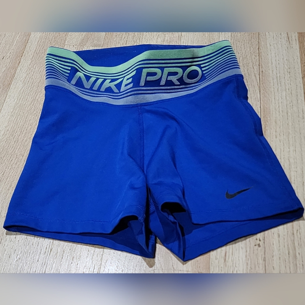 Nike Pro Women's Royal Blue Athletic Shorts